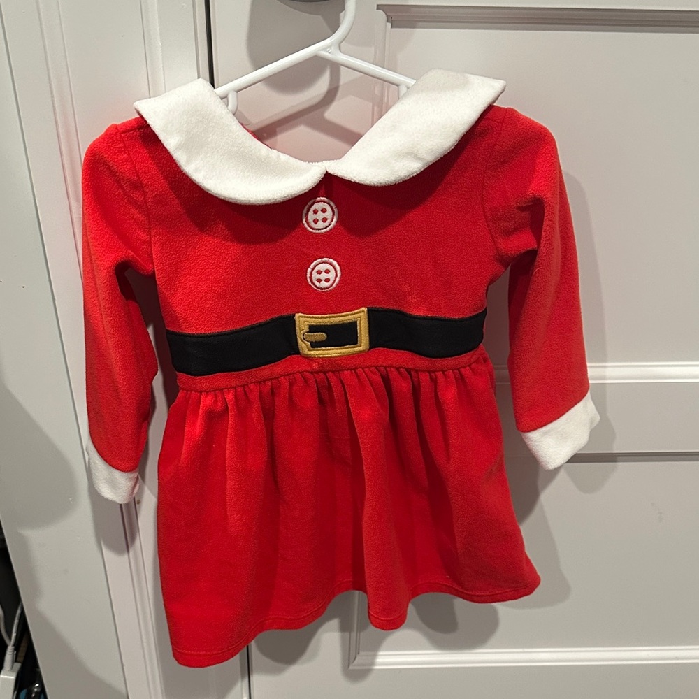 Carter's Red and White Santa Dress Costume